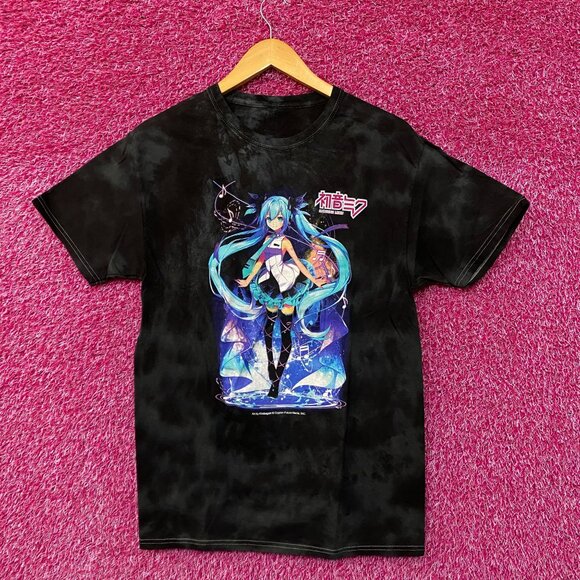 Hatsune Miku Power Up With Music tiedye Tshirt size medium - Picture 1 of 4
